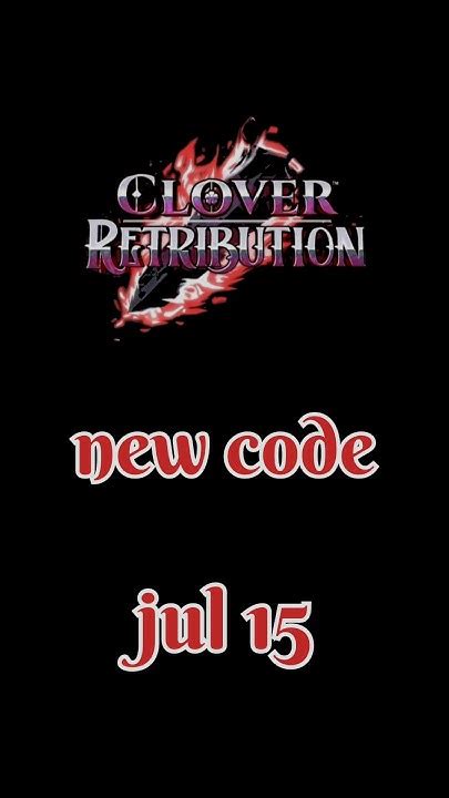 clover retribution codes